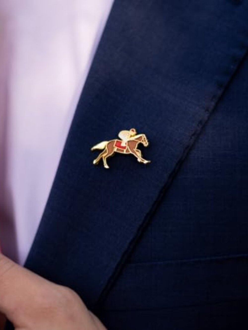 Derby Horse‎ Racing Men's Suit Lapel Pin